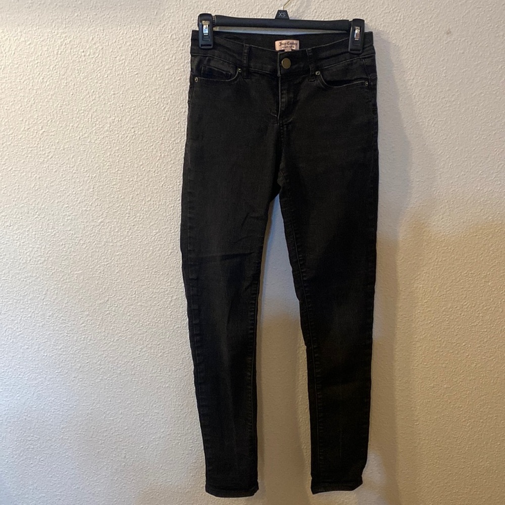 Juicy Couture black skinny jeans size 0